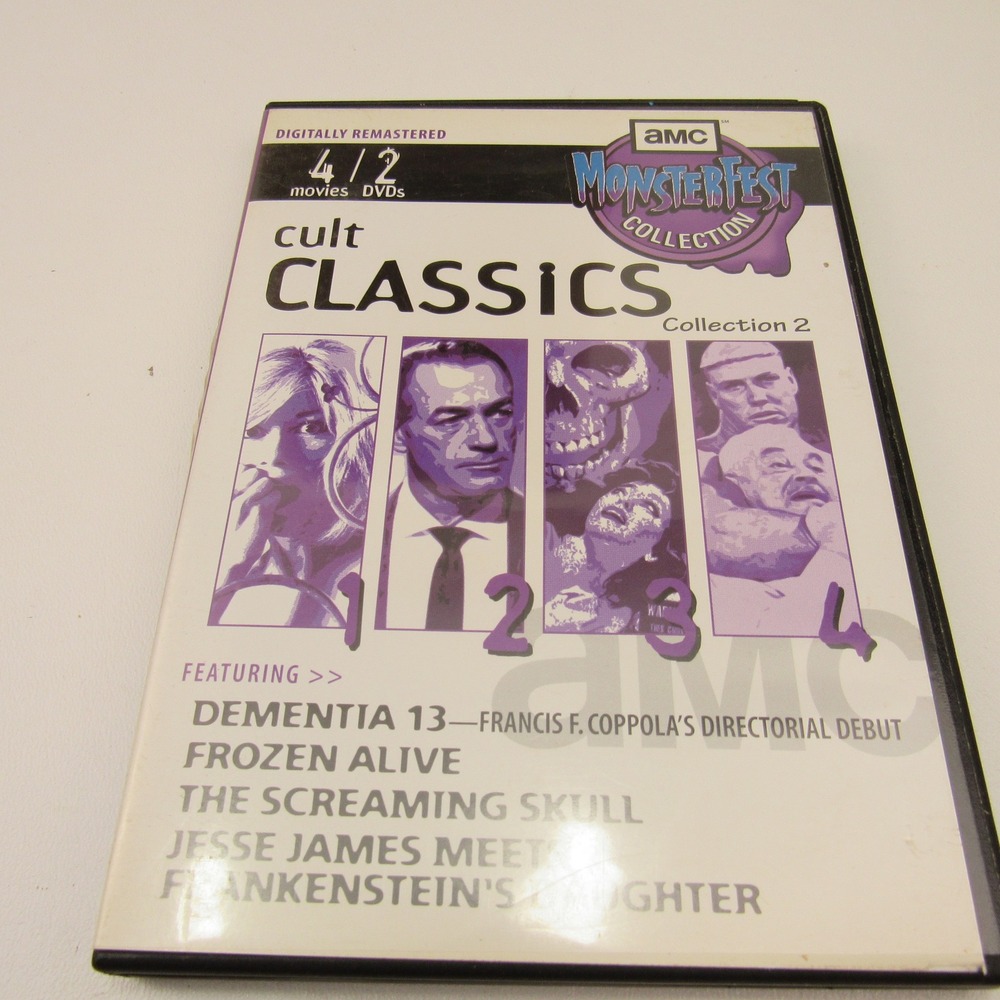 AMC Monsterfest Cult Classics Collection 2 DVD 4 Movies Digitally Remastered‎